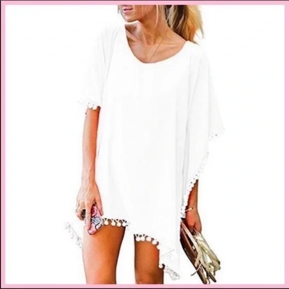 Chiffon beach coverup - Picture 1 of 5